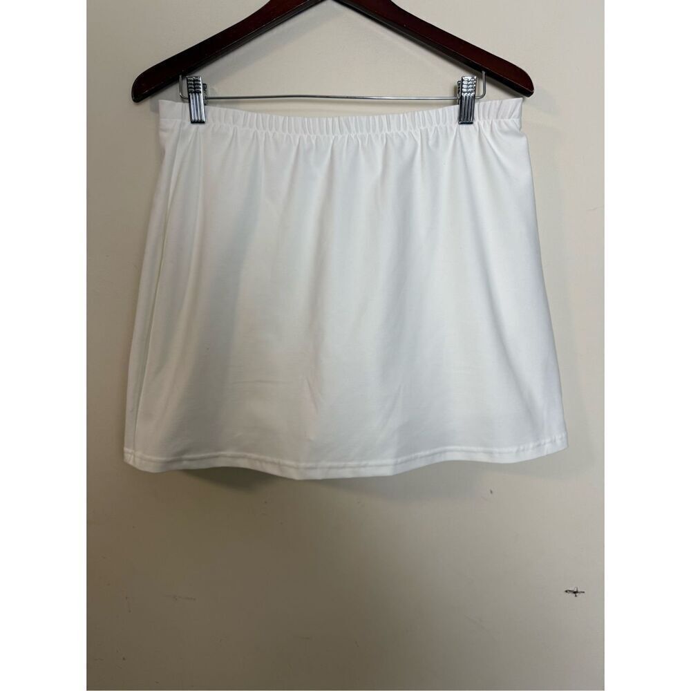Nike White Golf Skort Skirt Active Large 12-14 White
